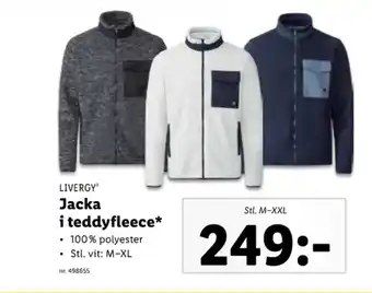 Lidl Livergy fleecejacka erbjuda