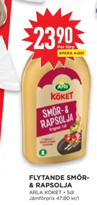 Willys Hemma Arla köket smör & rapsolja erbjuda