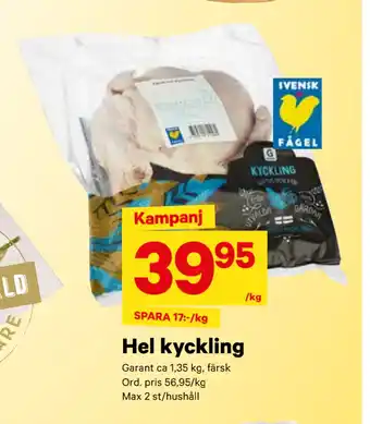 City Gross Hel kyckling erbjuda