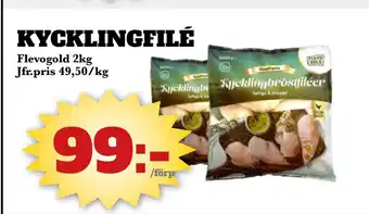 Bonum Matmarknad KYCKLINGFILÉ erbjuda