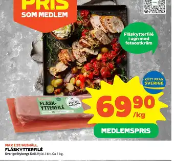 Coop Daglivs FLÄSKYTTERFILÉ erbjuda