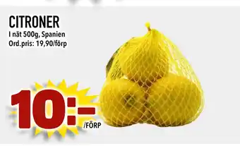 Din Mat CITRONER erbjuda