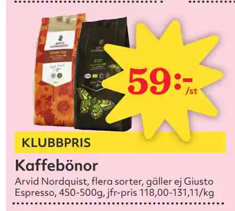 Hemköp Kaffebönor erbjuda