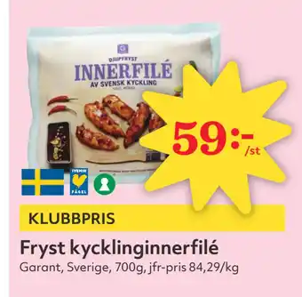 Hemköp Fryst kycklinginnerfilé erbjuda