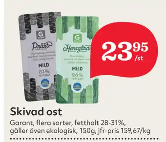 Hemköp Skivad ost erbjuda