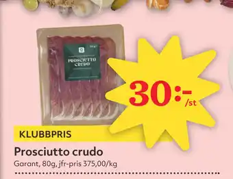 Hemköp Prosciutto crudo erbjuda