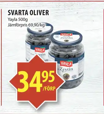 Matvärlden Tensta SVARTA OLIVER erbjuda