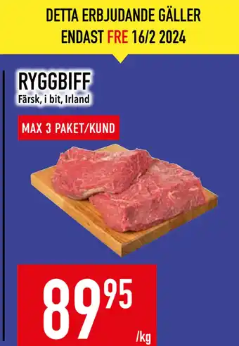 Matdax RYGGBIFF erbjuda