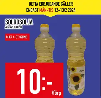 Matdax SOLROSOLJA erbjuda