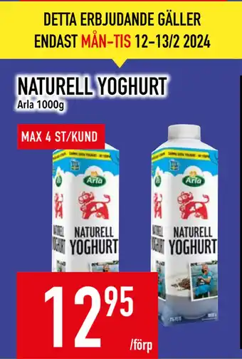 Matdax NATURELL YOGHURT erbjuda