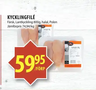 Matvärlden Tensta KYCKLINGFILÉ erbjuda