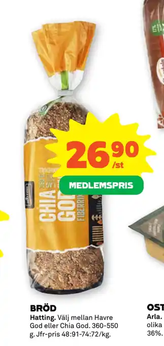 Stora Coop BRÖD erbjuda