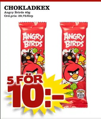 Supergrossen CHOKLADKEX erbjuda