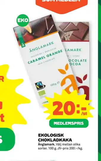 Stora Coop EKOLOGISK CHOKLADKAKA erbjuda