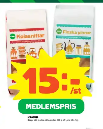 Stora Coop KAKOR erbjuda