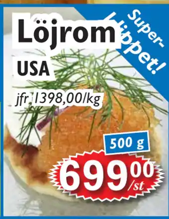 T-jarlen Löjrom erbjuda