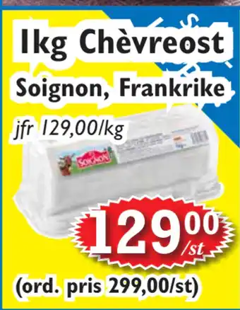 T-jarlen 1kg Chèvreost erbjuda