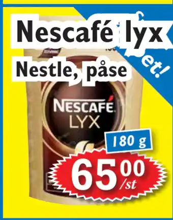 T-jarlen Nescafé lyx erbjuda