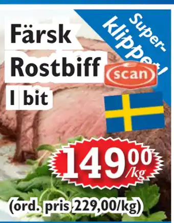 T-jarlen Färsk Rostbiff erbjuda