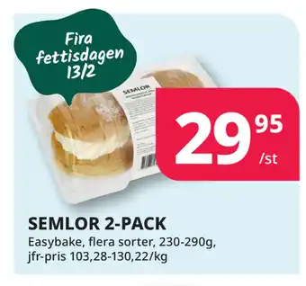 Tempo SEMLOR 2-PACK erbjuda