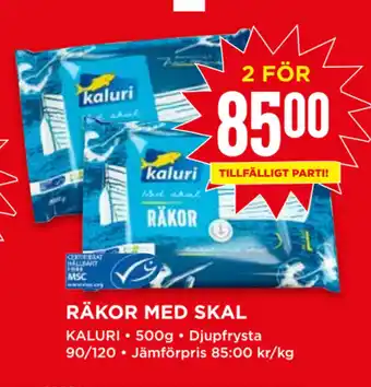 Willys RÄKOR MED SKAL erbjuda