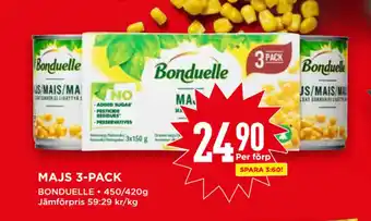 Willys MAJS 3-PACK erbjuda