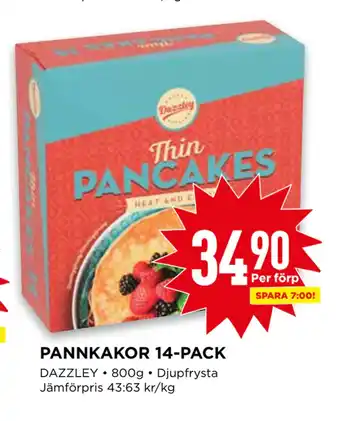 Willys PANNKAKOR 14-PACK erbjuda