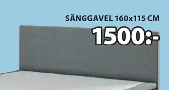 JYSK SÄNGGAVEL 160x115 CM erbjuda