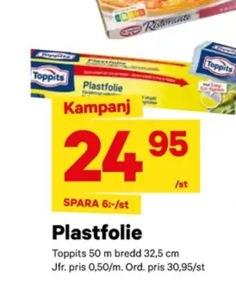 City Gross Toppits hushållsfolie/film erbjuda