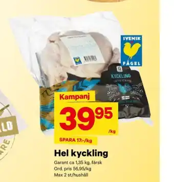 City Gross Garant kyckling erbjuda
