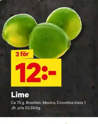 City Gross Garant lime erbjuda