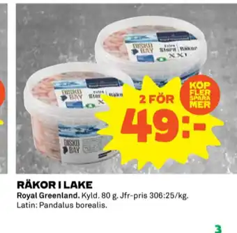 Coop Royal greenland räkor erbjuda