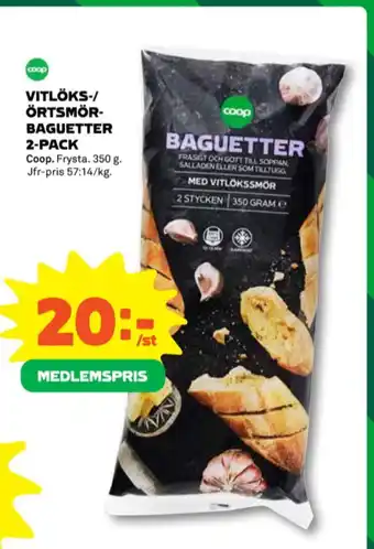 Coop Coop baguetter erbjuda