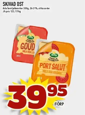 Matdax Arla skivad ost erbjuda