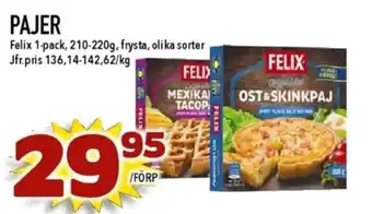 Matdax Felix matpajer erbjuda