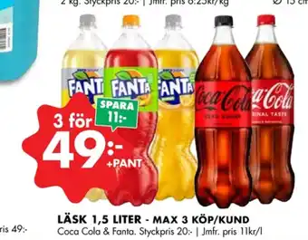 ÖoB Fanta läskedryck erbjuda