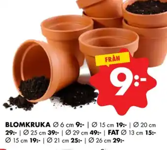 ÖoB A+ krukor erbjuda