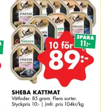 ÖoB Sheba kattmat erbjuda