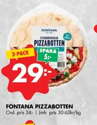 ÖoB Fontana pizzabotten erbjuda