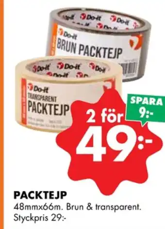 ÖoB Do-it tejp erbjuda
