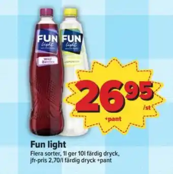 Östenssons Fun light lättdryck erbjuda