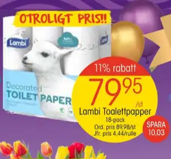 EKO Decorated toalettpapper erbjuda