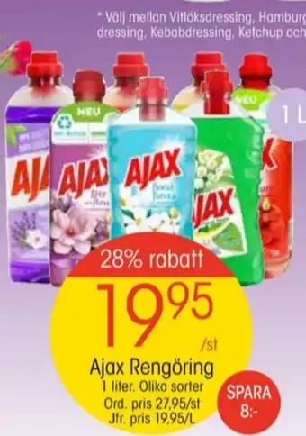 EKO Ajax rengöringsmedel erbjuda