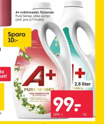 Rusta A+ tvättmedel flytande erbjuda