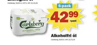 Pekås Carlsberg öl erbjuda