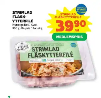 Stora Coop Nybergs deli fläskytterfilé erbjuda