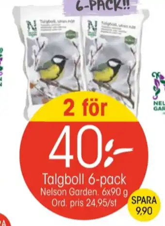 EKO Nelson garden talgbollar erbjuda