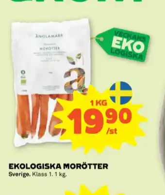Stora Coop Änglamark morötter erbjuda
