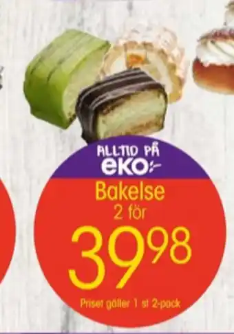 EKO Eko butiksbakat kaffebröd erbjuda