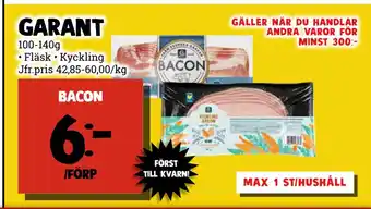 MatArket Bacon erbjuda